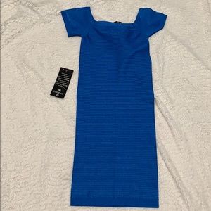 Bebe Slim fitting Blue Dress